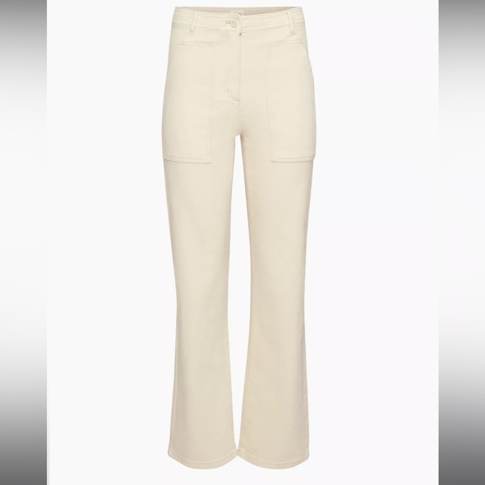 Wilfred Cream Wide Leg Pants - Picture 7 of 9